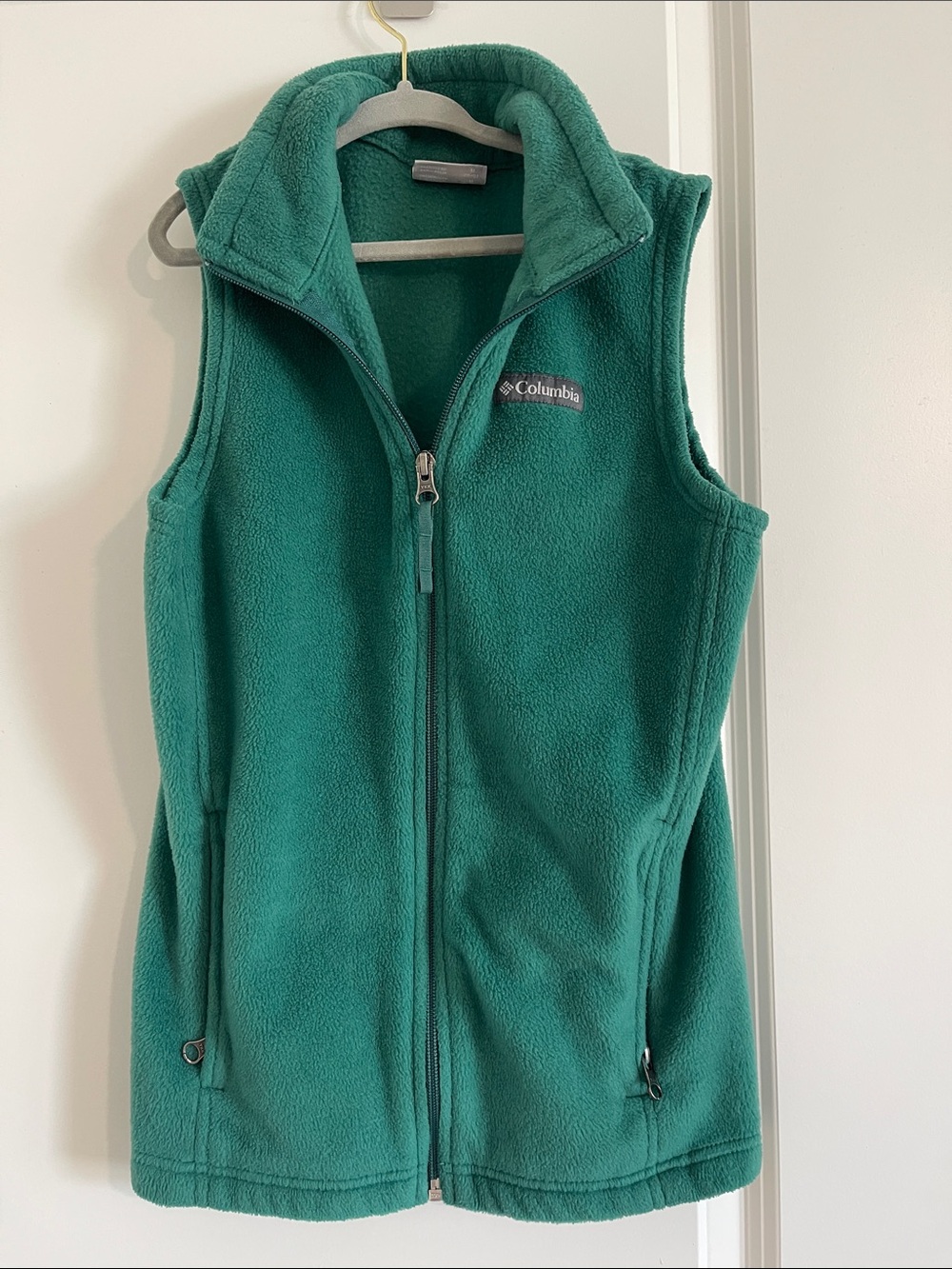 Columbia Teal Green Girls' Fleece Vest - Full Zip Outdoor Layer